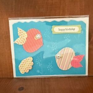 Colorful Fish Birthday Card